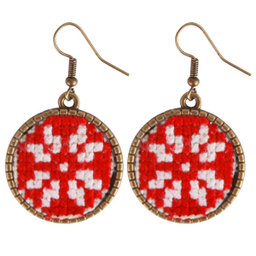 گوشواره سوزن دوزی کد 327002