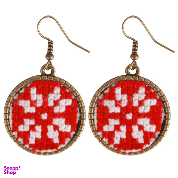 گوشواره سوزن دوزی کد 327002