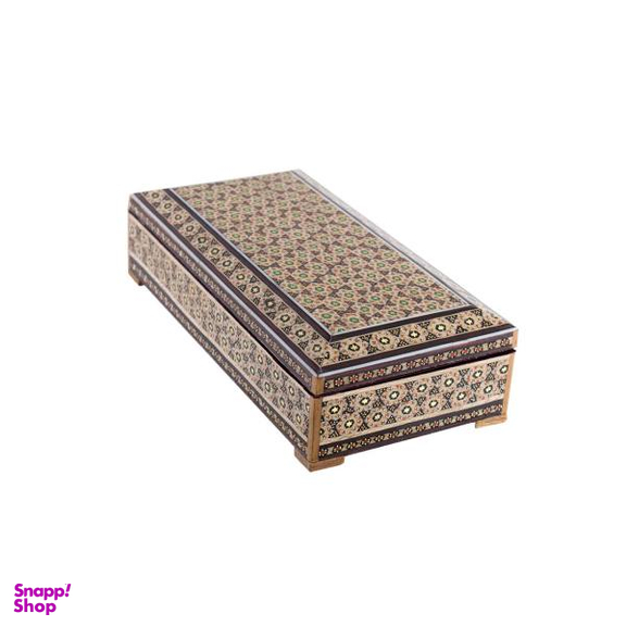 جعبه جواهر خاتم کاری رستا طرح 15-16-101