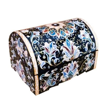 جعبه جواهرات استخوانی طرح تذهیب کد B 264
