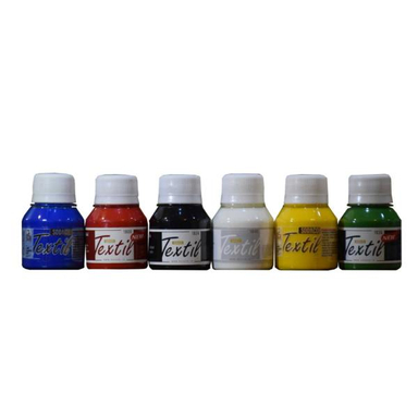 رنگ پارچه سوداکو مدل TexTie حجم 55 میلی لیتر بسته 6 عددی