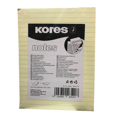 کاغذ یادداشت چسب دار کورس (Kores) مدل E41