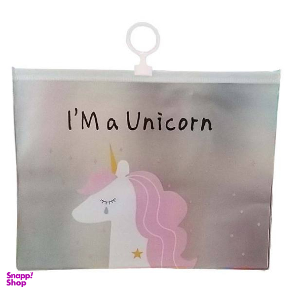 پوشه زیپ دار مدل یونیکورن و ستاره کد 8852