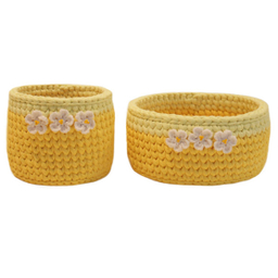 سبد قلاب بافی تریکو مدل MP27 مجموعه 2 عددی