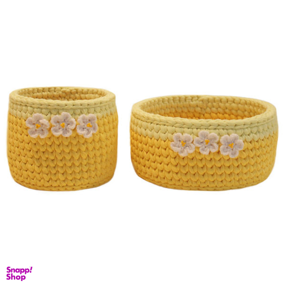 سبد قلاب بافی تریکو مدل MP27 مجموعه 2 عددی