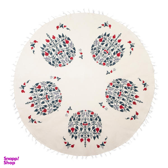 رومیزی چاپ دستی گدار مدل درخت انار