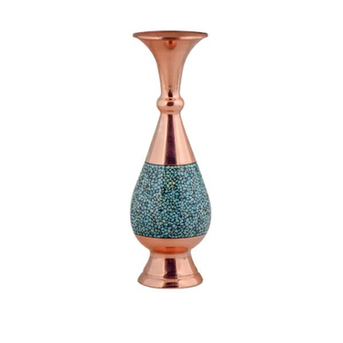 گلدان فیروزه کوبی آقاجانی مدل F011 کد 25