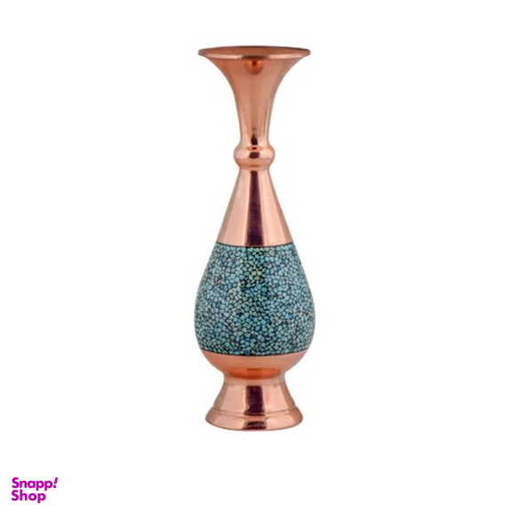 گلدان فیروزه کوبی آقاجانی مدل F011 کد 25