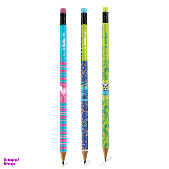 مداد مشکی استورم (Storm) مدل Awesome Temper کد HL-807 مجموعه 3 عددی
