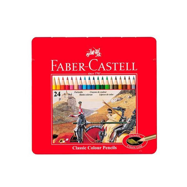 مداد رنگی 24 رنگ فابر-کاستل مدل Classic