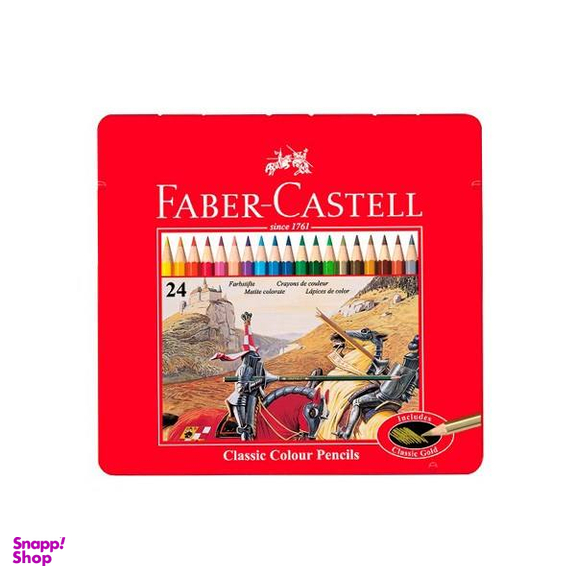 مداد رنگی 24 رنگ فابر-کاستل مدل Classic