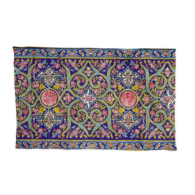 کاغذ کادو ترمه طراحان ایده مدل کاشی اسلیمی کد 0523