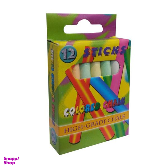گچ رنگی کد 62262 بسته 12 عددی