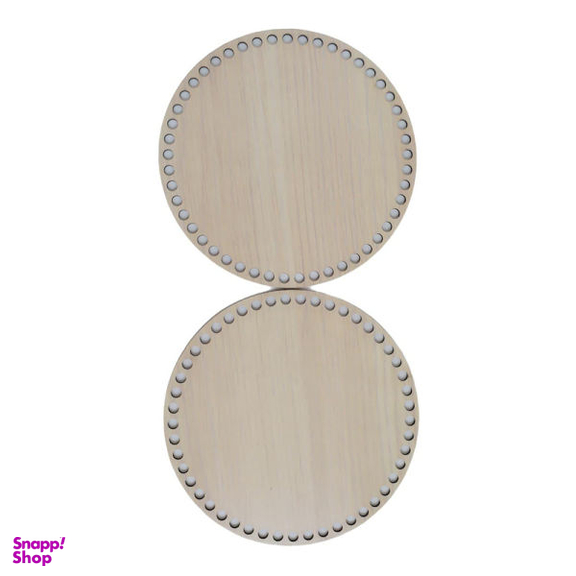 کفی تریکو بافی مدل دایره 10 کد K10-2 بسته 2 عددی