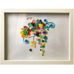 تابلو ملیله کاغذی مدل انگور