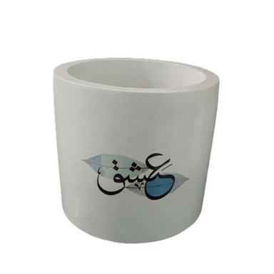 گلدان بتنی طرح عشق کد S20016