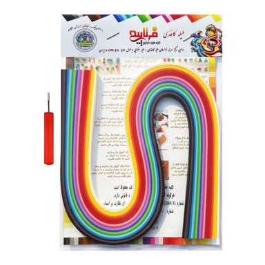 نوار ملیله کاغذی فرتاپیچ مدل 5mm به همراه پیچک