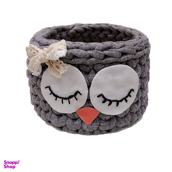 سبد قلاب بافی تریکو مدل جغد کد 100