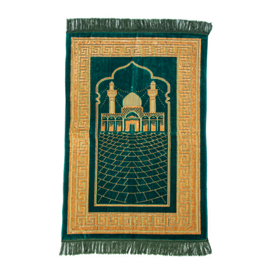 جانماز بازرگانی میلادی مدل مخمل تراکم بالا کد SM_015