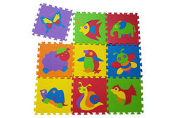 کفپوش فومی با تصاویر حیوانات