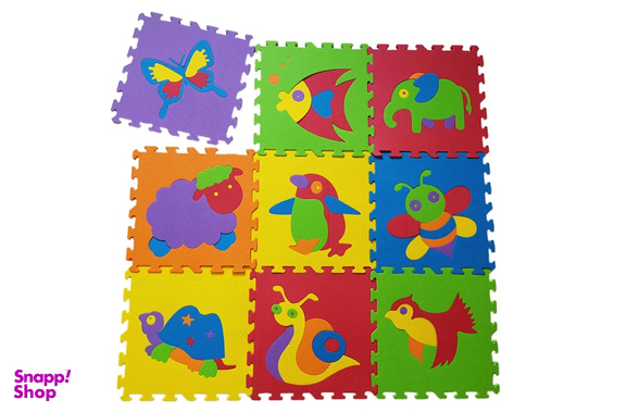 کفپوش فومی با تصاویر حیوانات