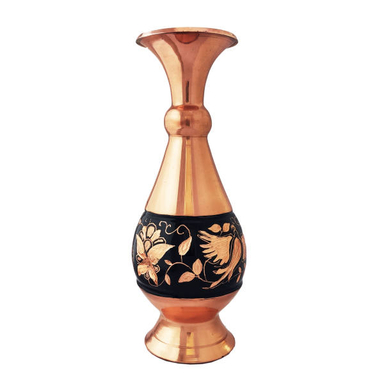 گلدان مسی مدل الماس تراش کد 1601