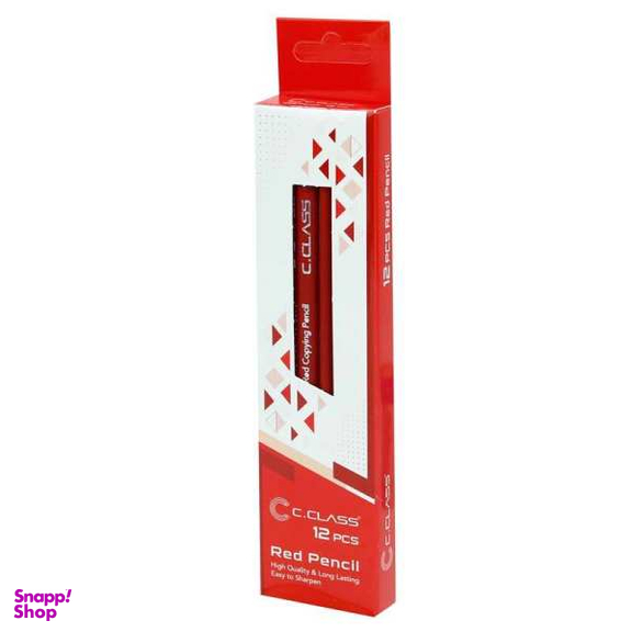 مداد قرمز سی.کلاس مدل RCP-131 بسته 12 عددی