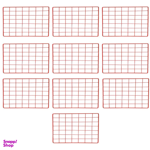قفسه فلزی مدل مشبک بسته 10 عددی