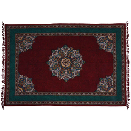 پارچه قلمکار نرگس‌ خانی طرح لچک ترنج متراکم مدل 00-30 سایز 150 × 100 سانتی‌ متر