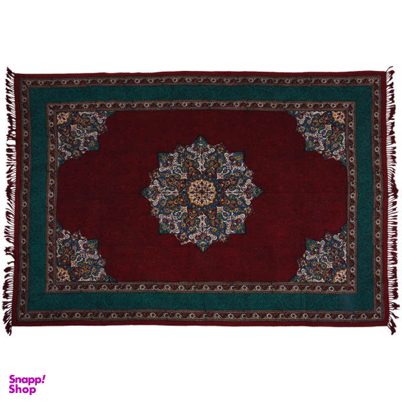 پارچه قلمکار نرگس‌ خانی طرح لچک ترنج متراکم مدل 00-30 سایز 150 × 100 سانتی‌ متر