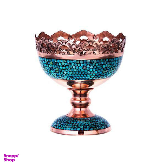 آجیل خوری فیروزه کوب کد 064 ارتفاع 16سانتی متری