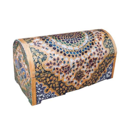 جعبه جواهرات استخوانی طرح تذهیب کد B 305