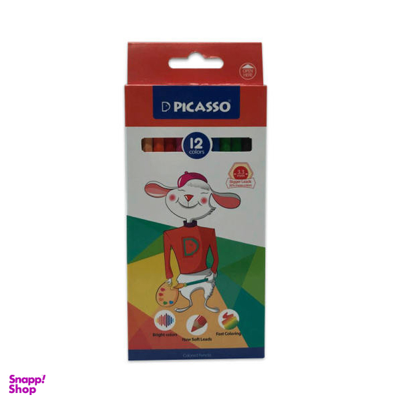مداد رنگی 12 رنگ پیکاسو کد 11