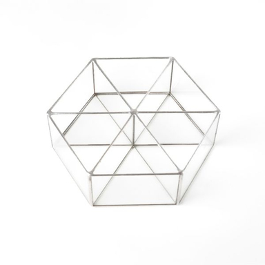 شکلات خوری شیشه ای مدل 6side.orga