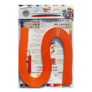 نوار ملیله کاغذی فرتاپیچ کد 01 بسته 100 عددی همراه پیچک