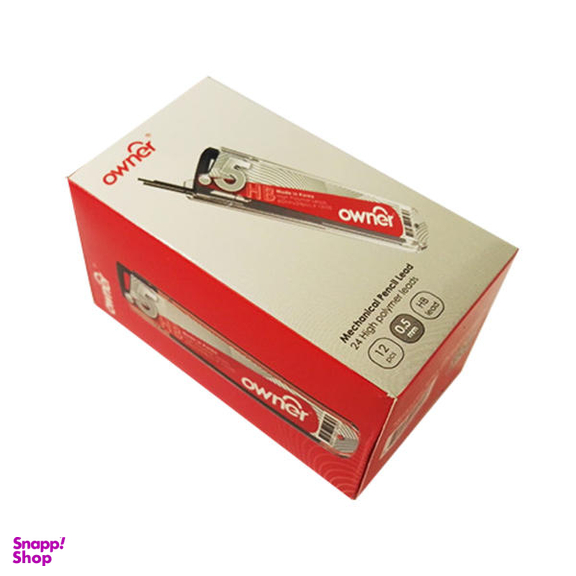 نوک مداد نوکی 0.5 میلی متری اونر مدل High Polymer بسته 12 عددی