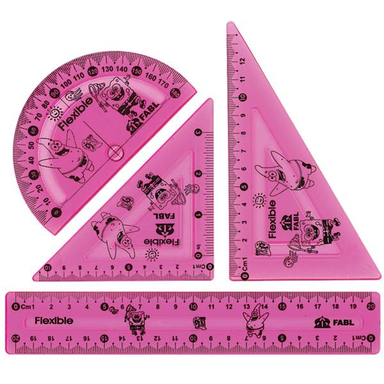 ست خط کش فابل (Fabl) مدل Flexible