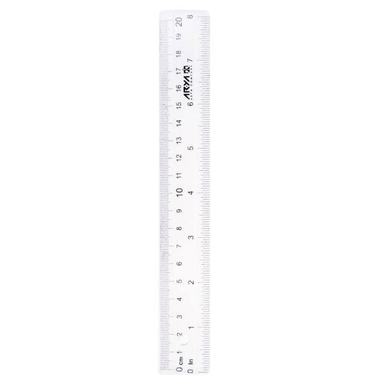 خط کش 20 سانتی متری آریا کد 8020 - بسته 4 عددی