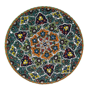 بشقاب میناکاری کد 123