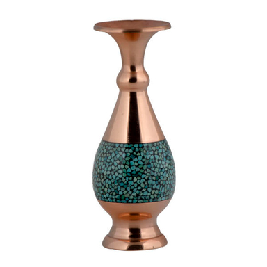 گلدان فیروزه کوبی آقاجانی (Aghajani) مدل صراحی کد 14