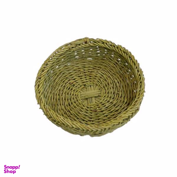 سبد حصیری مدل سبزی و میوه طرح گرد کد 07