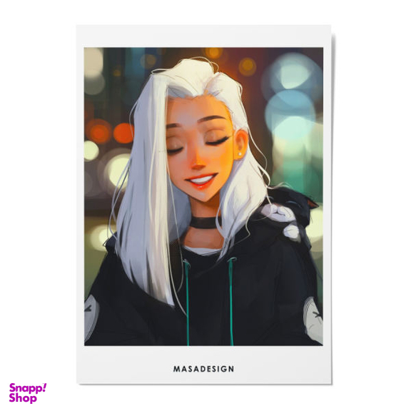 کارت پستال ماسا دیزاین طرح دختر مدل ZOD075
