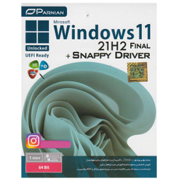 سیستم عامل Windows 11 21H2 Final Unlocked + Office 2021 نشر پرنیان