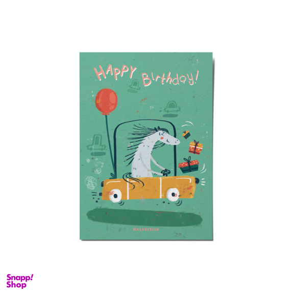 کارت پستال ماسا دیزاین طرح تولد کد postv50