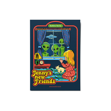 کارت پستال ماسا دیزاین طرح آدم فضایی کد POST166