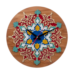 ساعت دیواری معرق کاری هُم آدیس مدل نگار کد CK 610-L