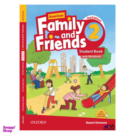 کتاب AMERICAN FAMILY AND FRIENDS 2 اثر NAOMI SIMMONS نشر رهنما