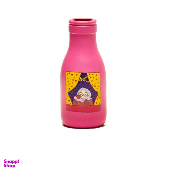 گلدان شیشه ای مدل نقاشی پنجره