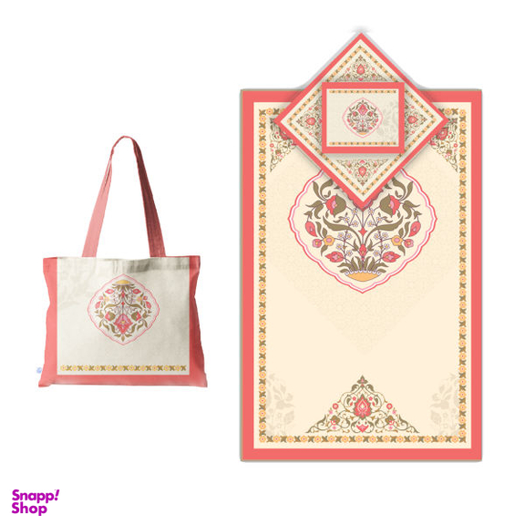 سجاده و جانماز شمسه نگار مدل DTD64 به همراه کیف