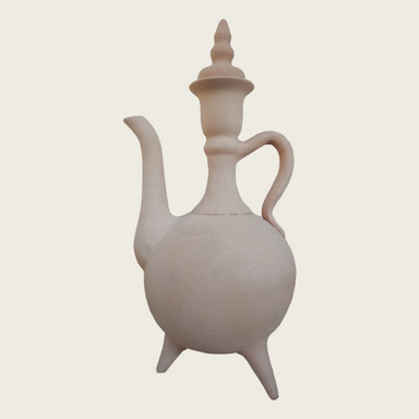 گلاب پاش سفالی خام مدل 2A1